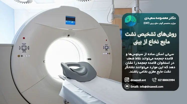 تشخیص نشت CSF از بینی