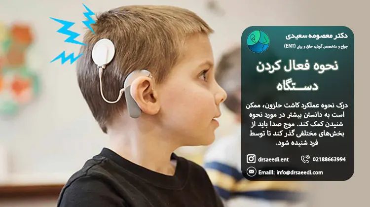 فعال کردن دستگاه کاشت حلزون